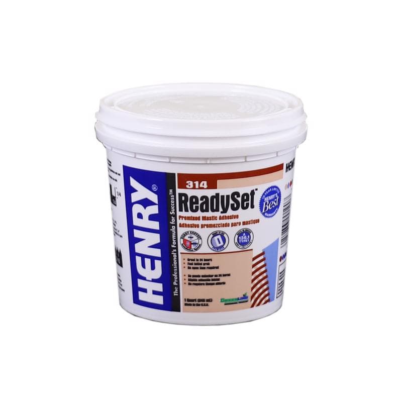 Henry 314 Ceramic Tile Adhesive, Quart
