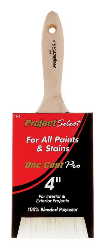 Linzer Pro Flat Paint Brush, 4in