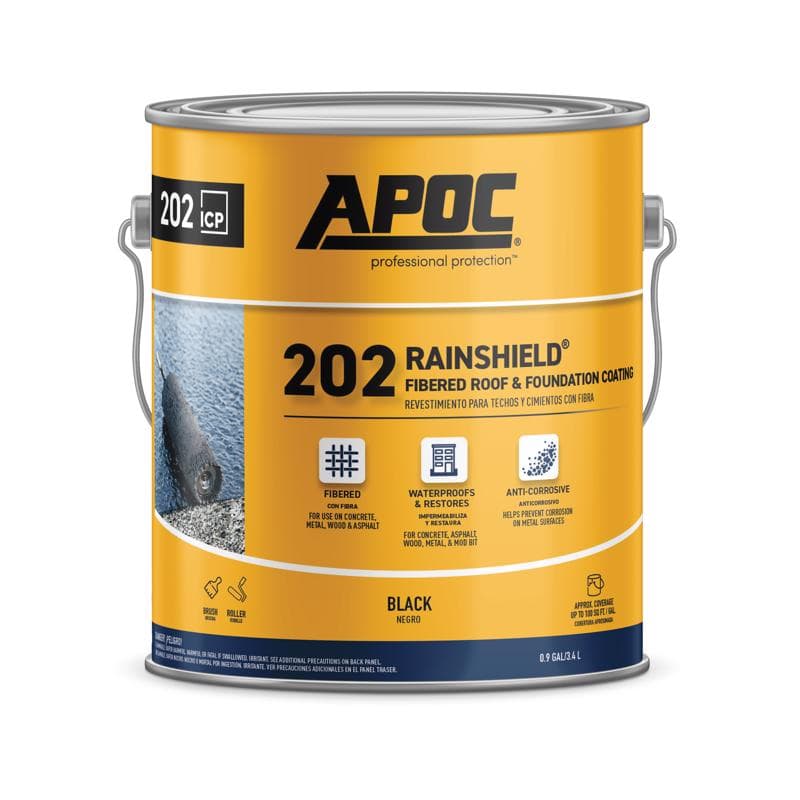 Roof & Foundation Coating, Black 1 Gallon