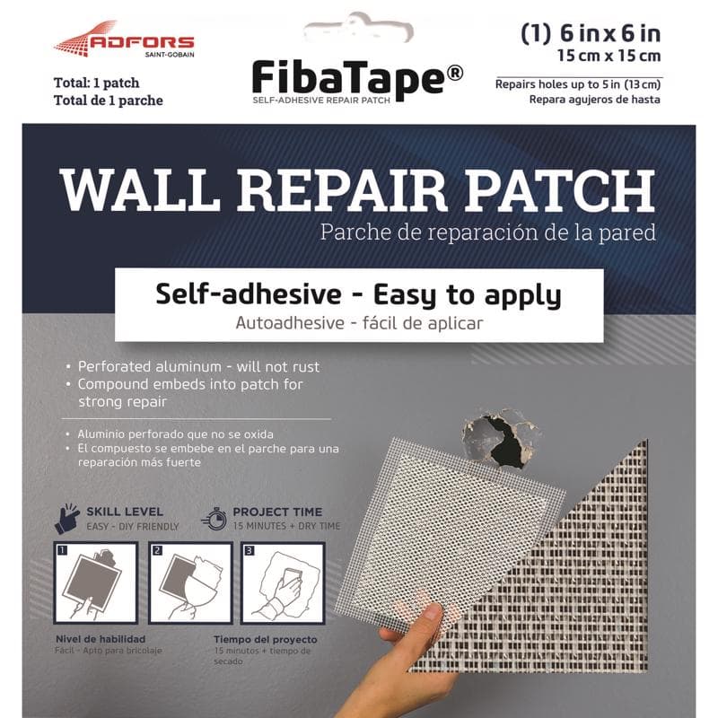 Wall Repair Patch, 6x6in