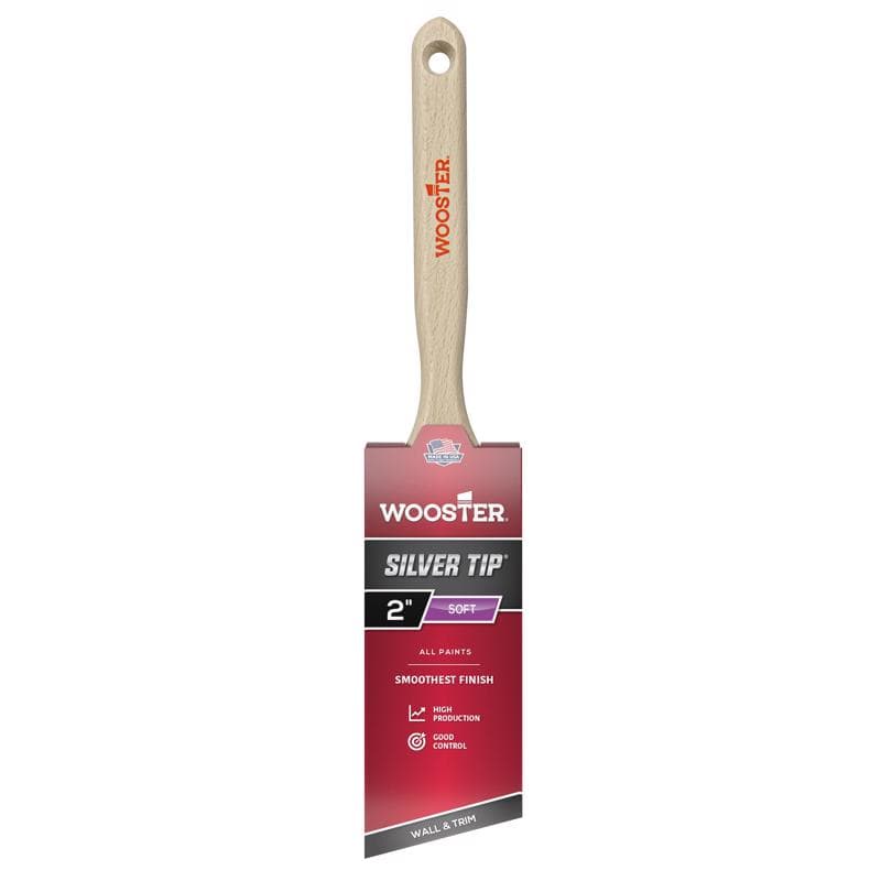 Wooster Silver Tip Angle Sash Brush, 2in