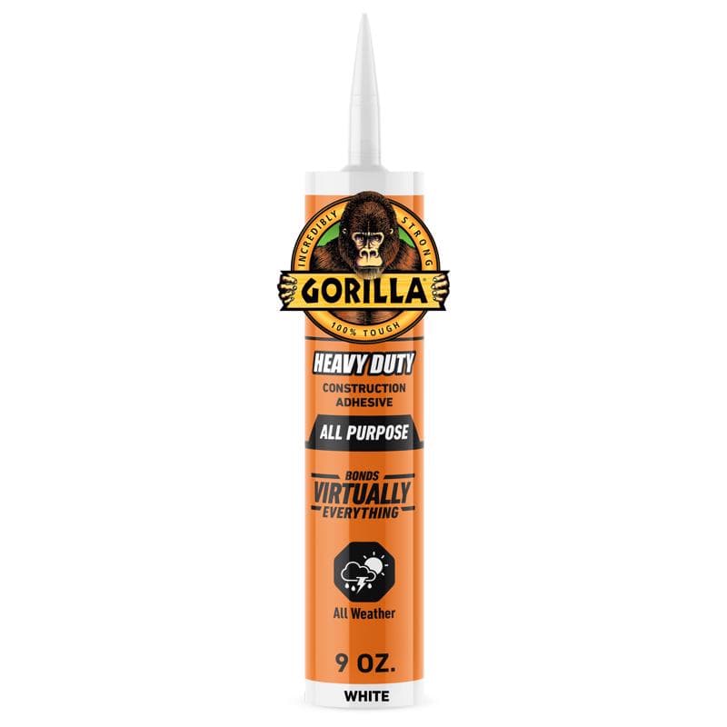 Gorilla Heavy Duty Construction Adhesive, 9oz