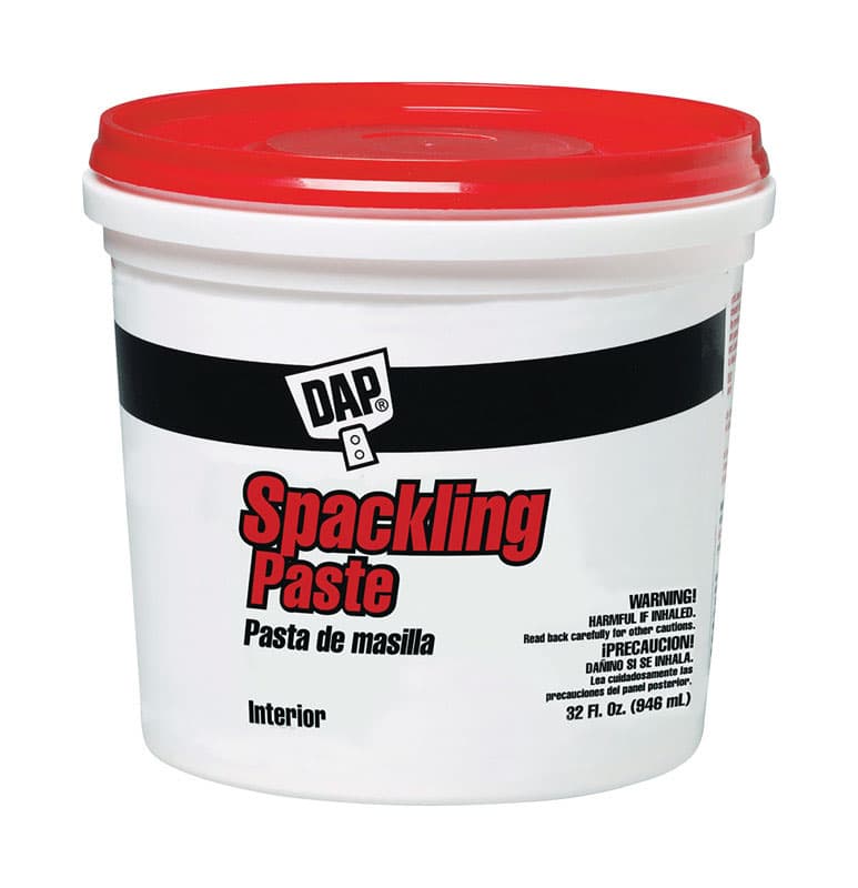 DAP Spackling Paste, White 1qt