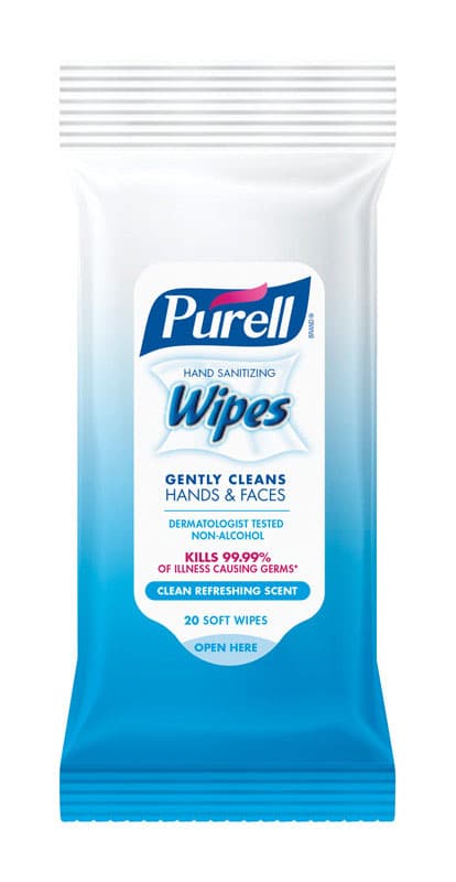Hand Sanitizing Wipes, 20-Pack