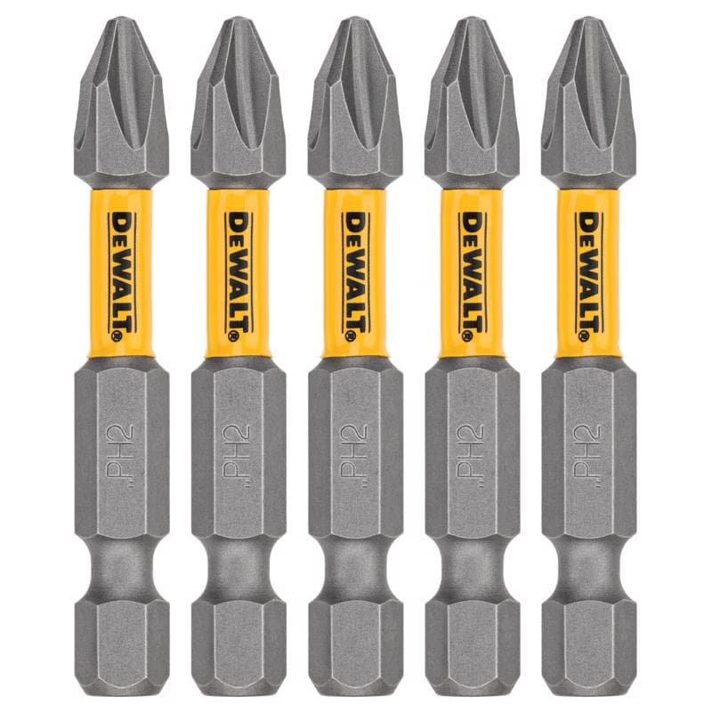 DeWalt MaxFit Phillips #2 Bit, 2in 5-Pack