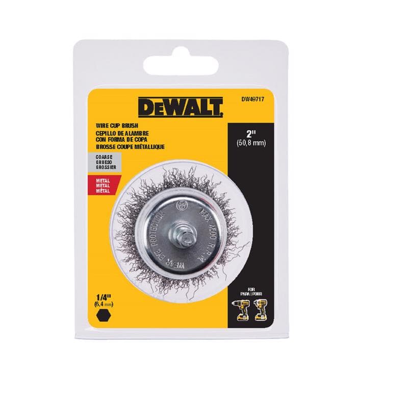DeWalt Coarse Wire Cup Brush, 2in