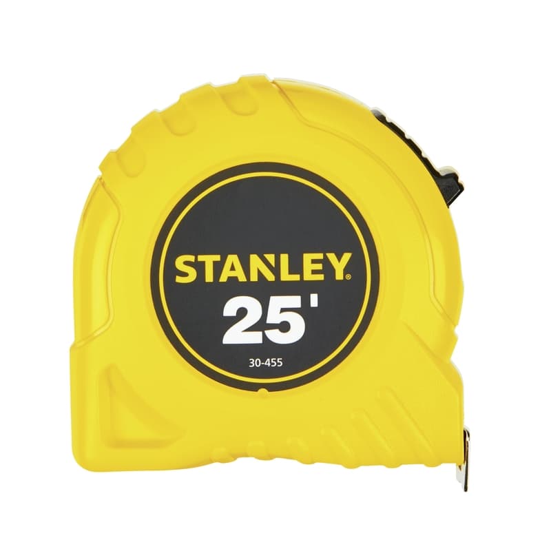 Stanley Tape Measure, Yellow/Black 25ft
