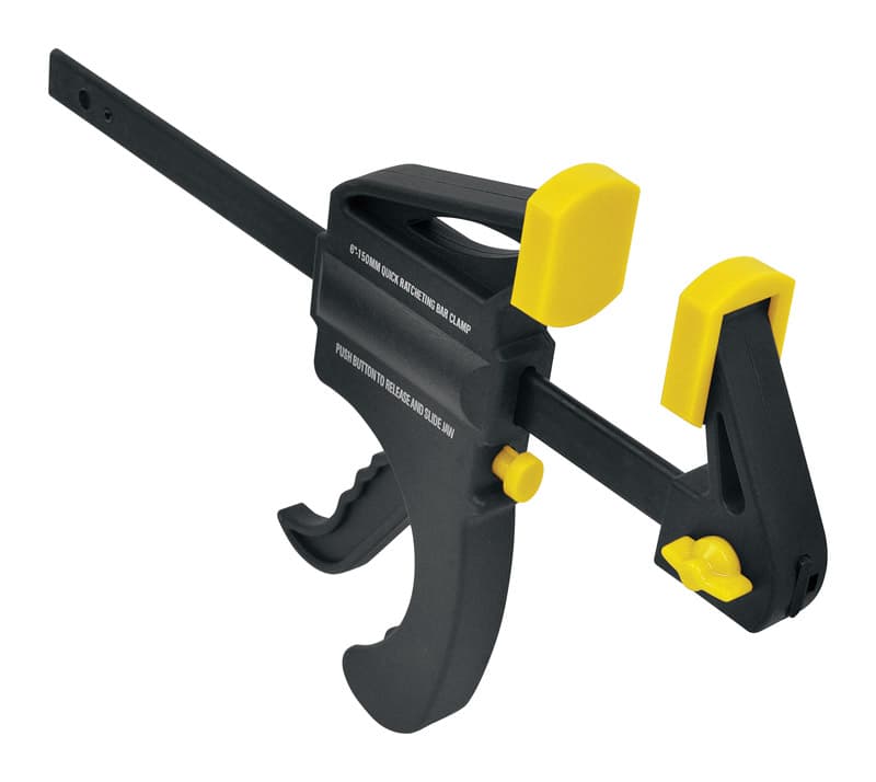 Ratcheting Bar Clamp, 6in x 1.5in