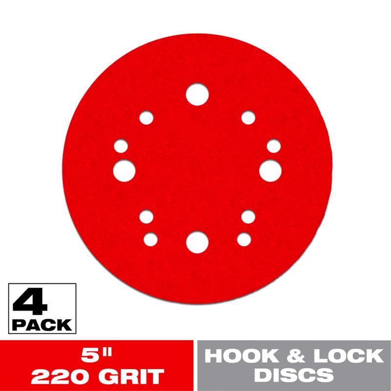 Diablo Sanding Disc, 5in 220 Grit, 4-Pack