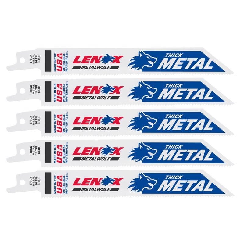 Lenox Reciprocating Saw Blades, 14 TPI 5-Pack