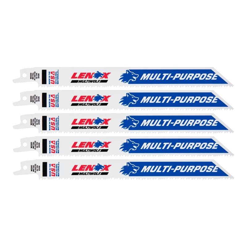 Lenox Reciprocating Saw Blades, 8in 5-Pack
