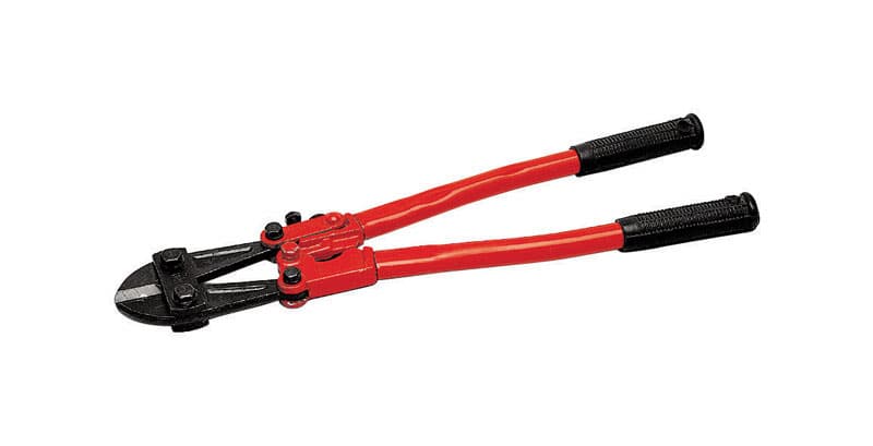 Bolt Cutter, 24in, Black/Red