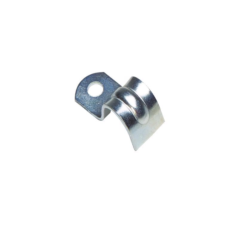 One-Hole Conduit Strap, 1/2in, Zinc Plated Steel, 100-Pack