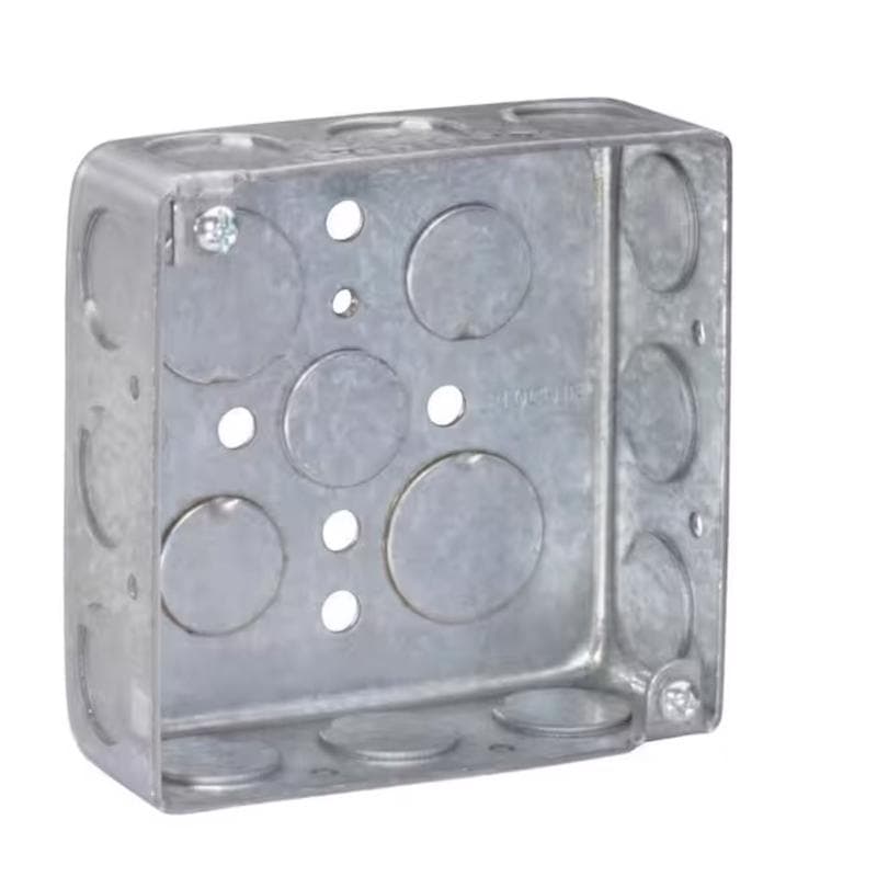 Square Steel Box, New/Old Work, 21 cu in