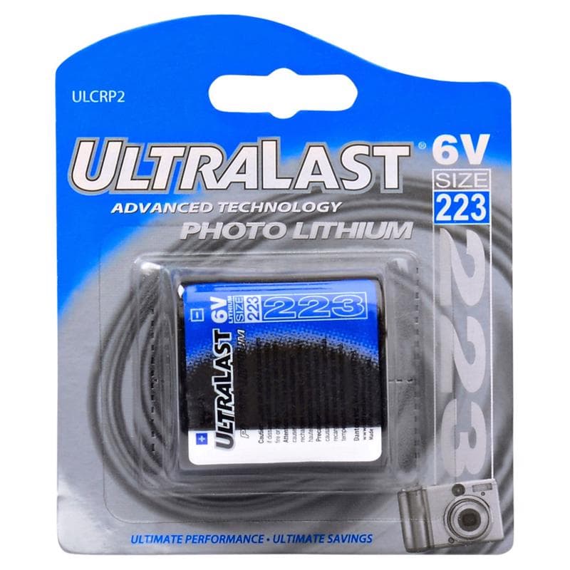 Lithium Camera Battery, 223, 6V