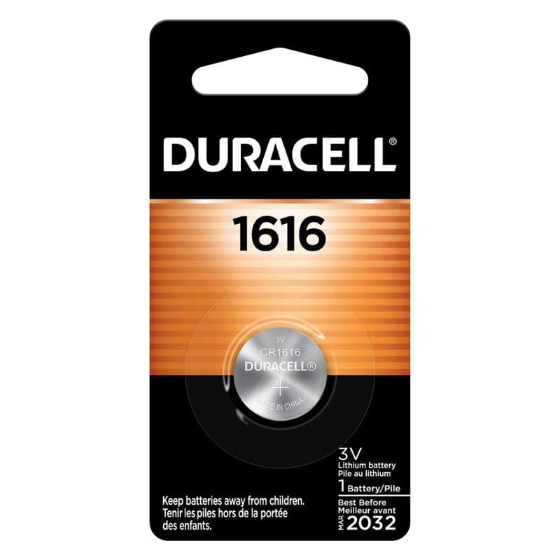 Duracell Lithium Coin Battery, 1616, 1-Pack