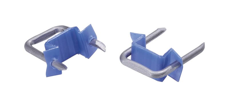 Insulated Metal Cable Staples, 1/2in, 15-Card