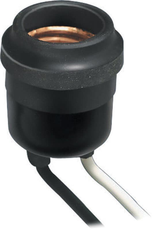 Leviton Outdoor Vinyl Lamp Socket, 660W