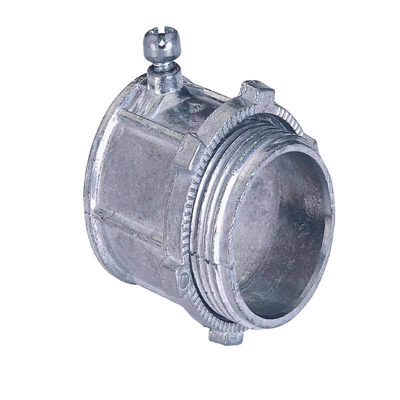 Set Screw Conduit Connector, 1/2in, 50-Pack