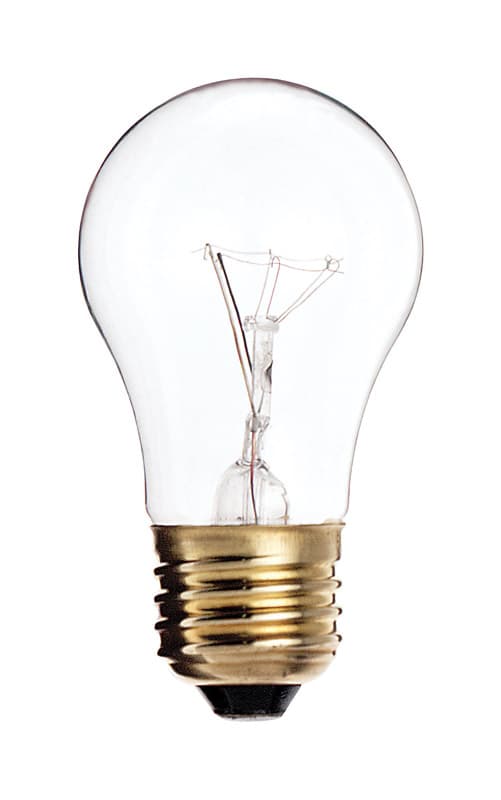 Satco Incandescent Bulb 40W A15, Clear