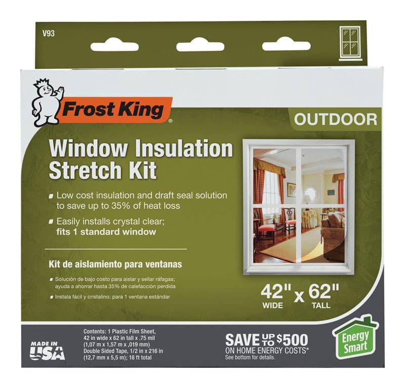 Frost King Outdoor Window Insulation Kit 42in x 62in