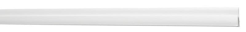 Vinyl End Cap Molding 3/4in x 8ft, White