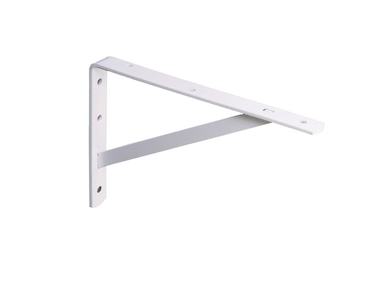 Knape & Vogt L Shelf Bracket 12in, White