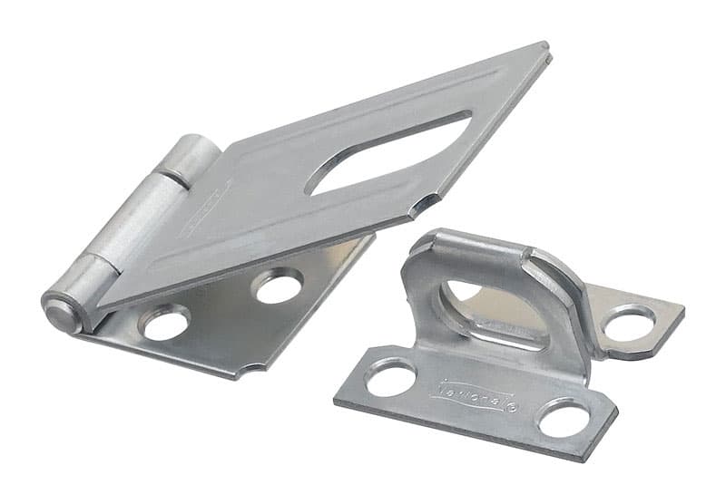 Safety Hasp, Zinc Plated, 3-1/4in