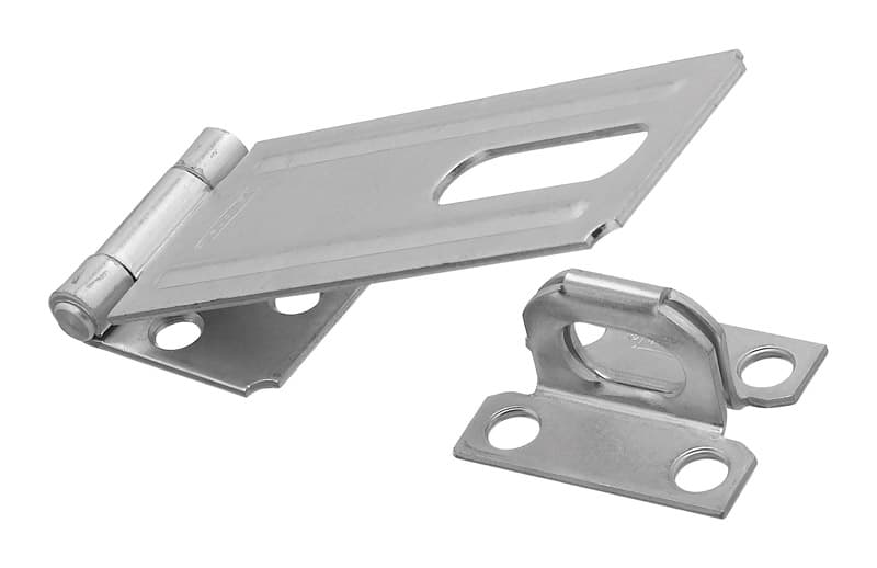Safety Hasp, Zinc Plated, 4-1/2in