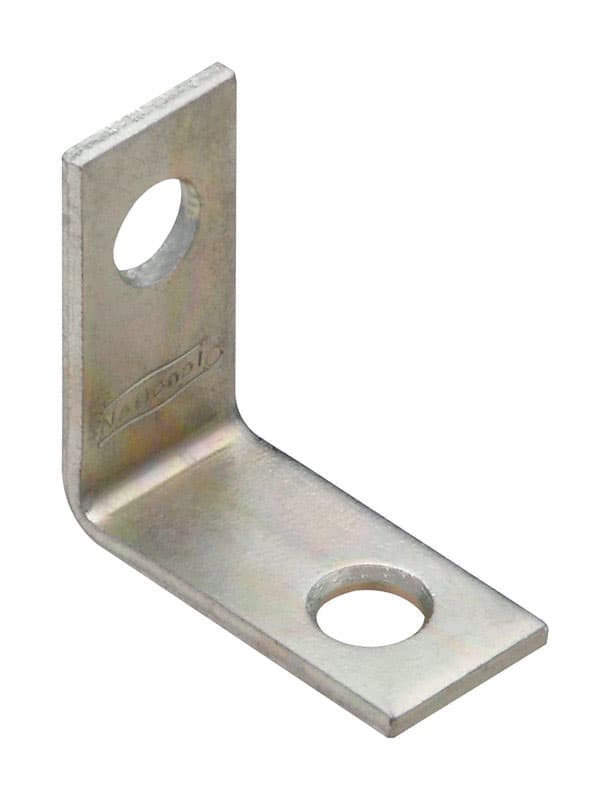 Corner Brace, Zinc, 1in x 1/2in