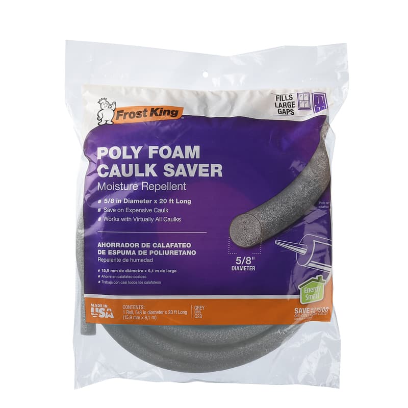 Caulk Saver Backer Rod, 5/8in x 20ft