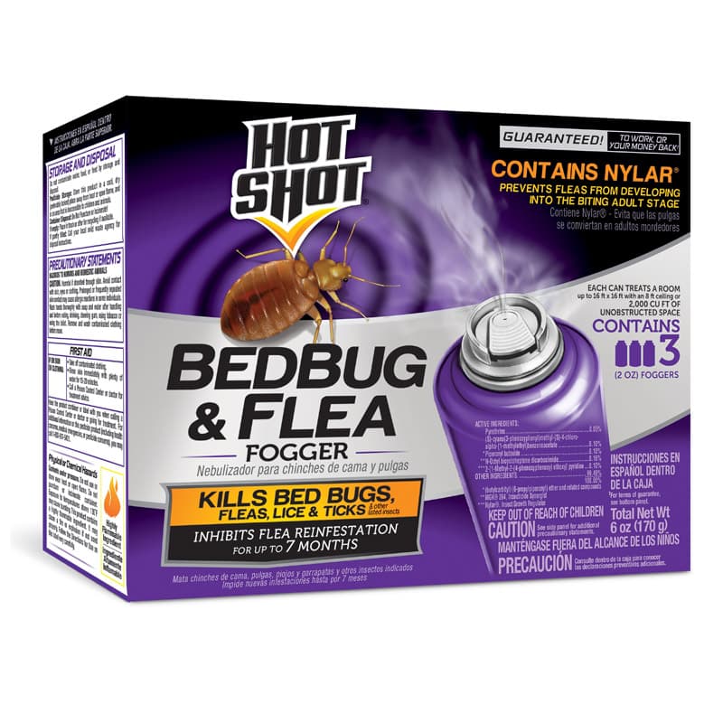 Bedbug & Flea Fogger, 2oz, 3-Pack