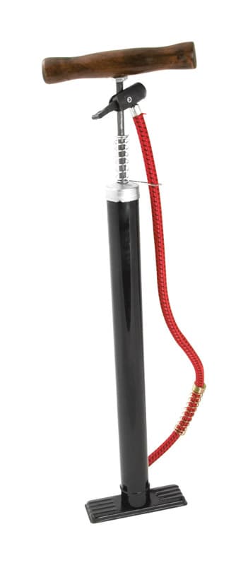 Hand Tire Pump, 60 PSI, 17in