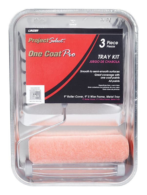 Paint Tray Kit 9in 3-Piece Metal