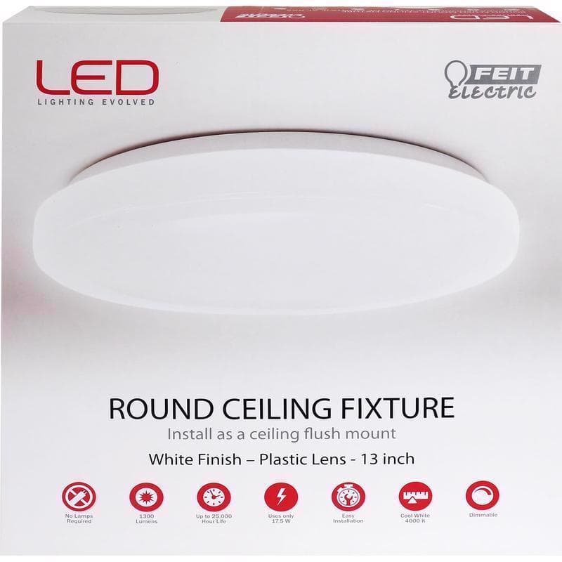 Ceiling Light Fixture Aluminum 13.2in