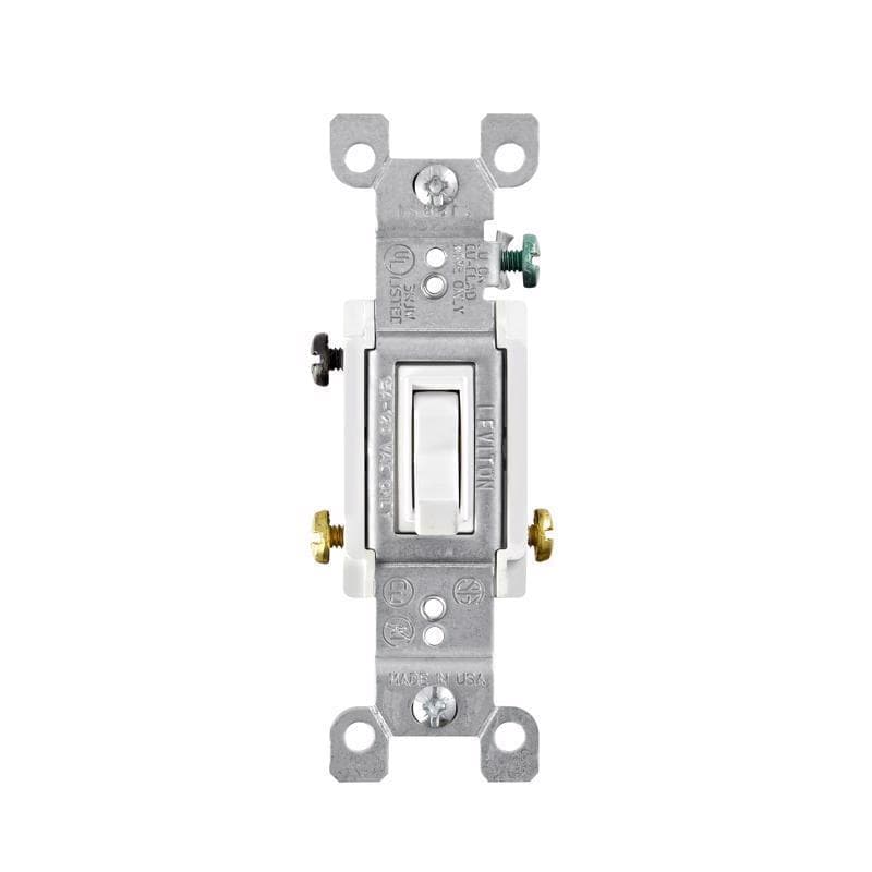 3-Way Toggle Switch White (3-pack)