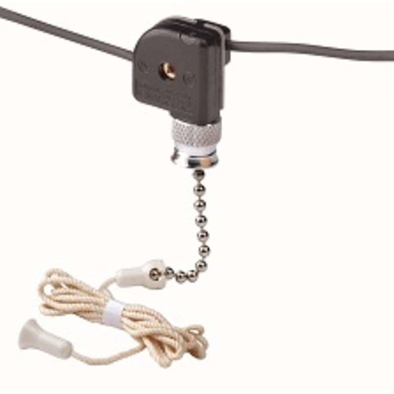 Nickel pull-chain light switch